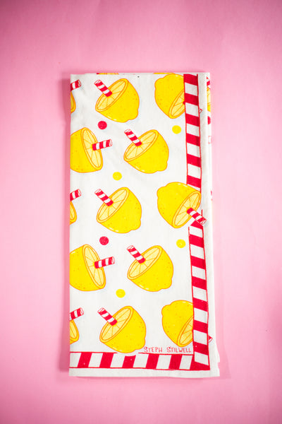 Lemon Stick Dish Towel