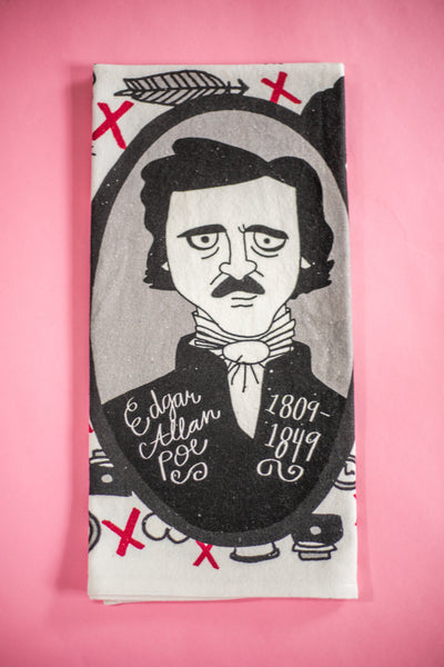 Edgar Allen Poe Dish Towel