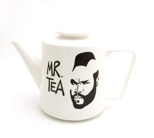 Mr. T Teapot-Porcelain