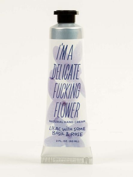 I am Fucking Delicate Flower Hand Cream Lilac With Basil and Rose