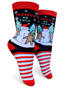 Festive AF Women’s Crew Socks