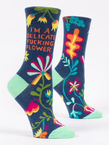 I’m A Delicate Fucking Flower Socks