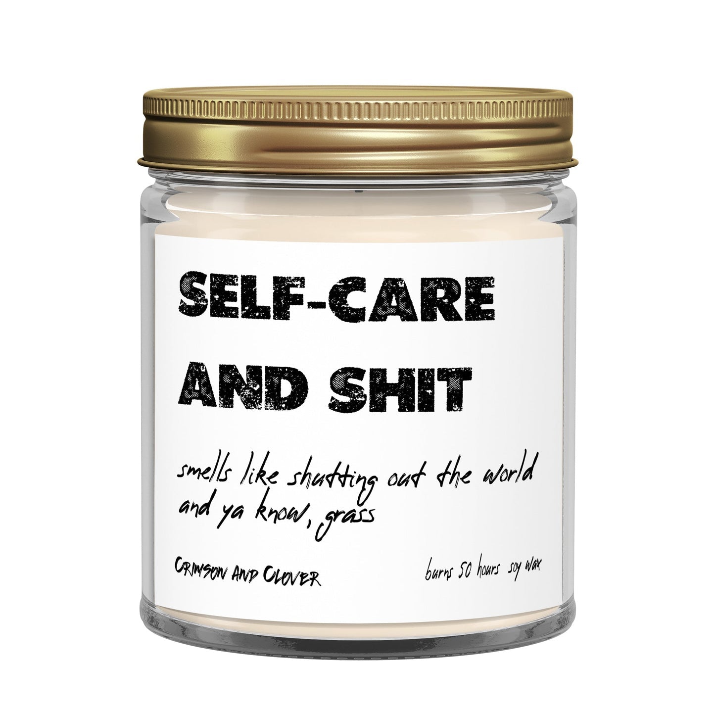 Self Care and Shit Candle