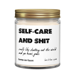 Self Care and Shit Candle