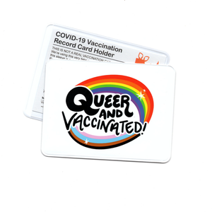 Queer & Vaccinated Card Holder
