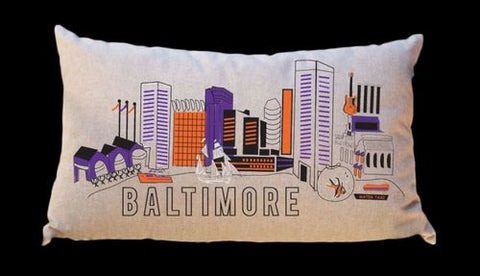 Baltimore Lumbar Pillow Cover