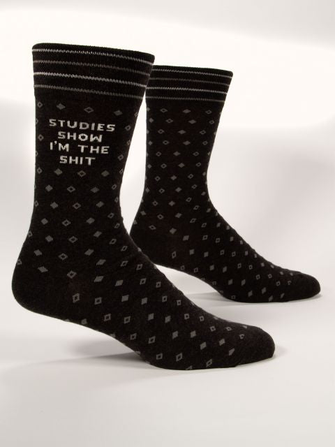 Studies Show I’m the Shit Men’s Crew Socks