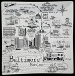 Baltimore Map Small Plate