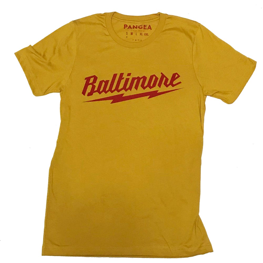 Baltimore Bolt Mustard/Red Shirt
