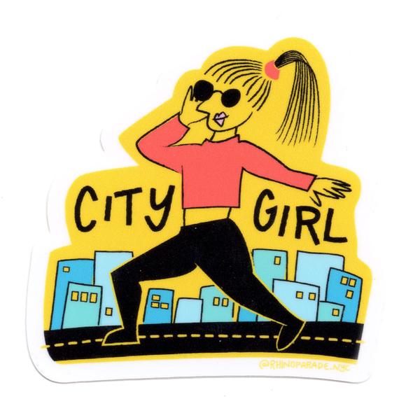 City Girl Sticker