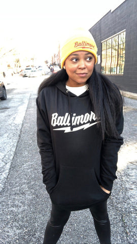 Baltimore Bolt Hoodie (Black)