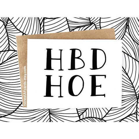 HBD Hoe Birthday Card