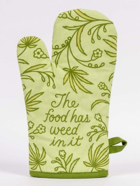 Food With Weed Oven Mitt