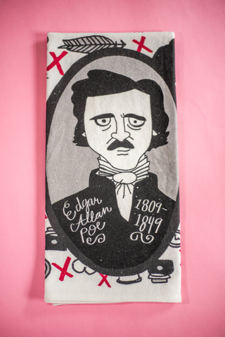 Edgar Allen Poe Dish Towel